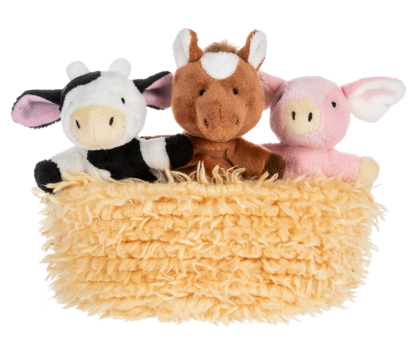 Farm Learn & Play Plush Set