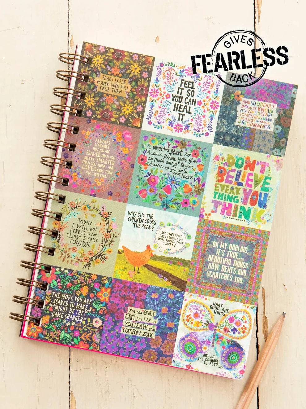Spiral Notebook - Fearless