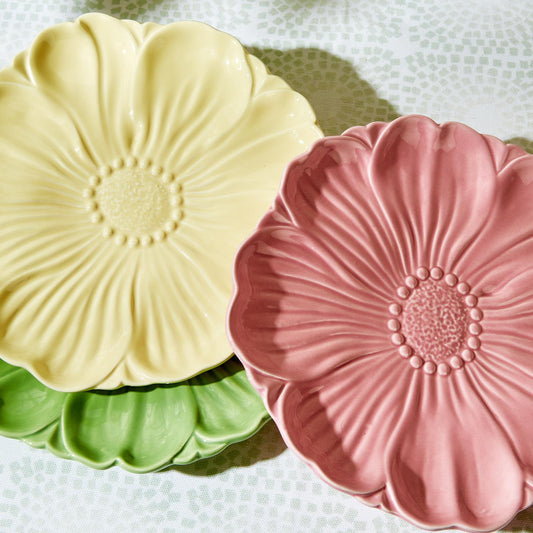 Flower Plates - 4 Colors