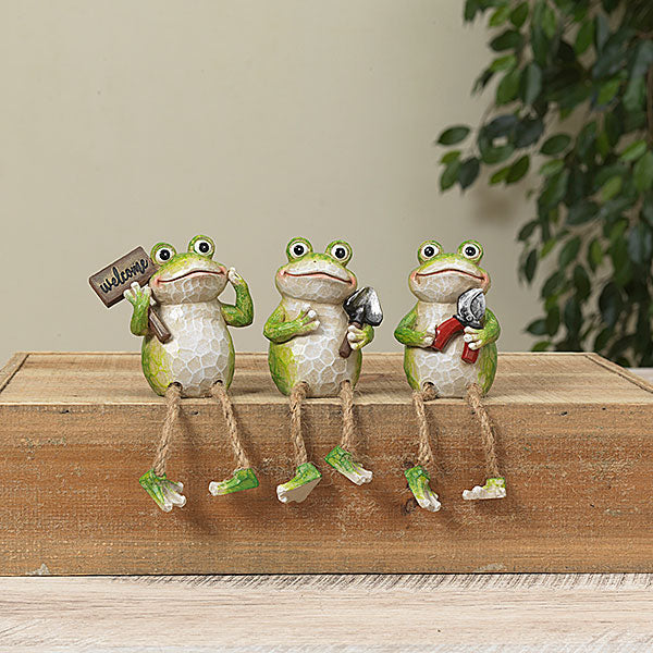 Frog Shelf Sitters - 3 styles