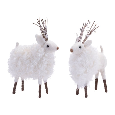 Faux Fur Reindeer - 2 styles