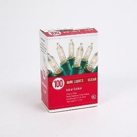Clear Indoor/OutdoorLight Set - 100 Count