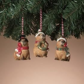 Holiday Capybara Ornament