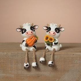 Harvest Cow Shelf Sitter - 2 Styles
