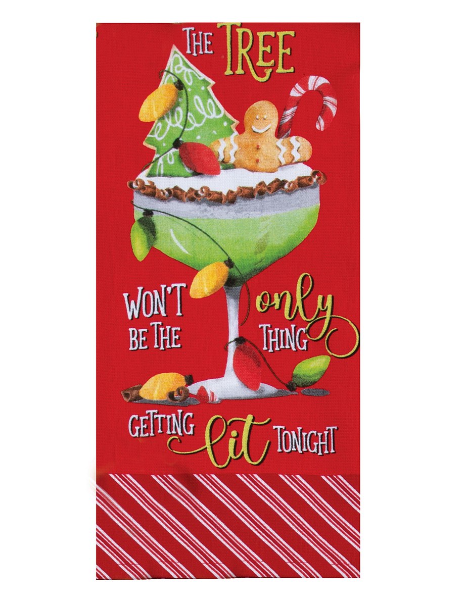 Holiday Cheer Gingerbread Dual Purpose Towel