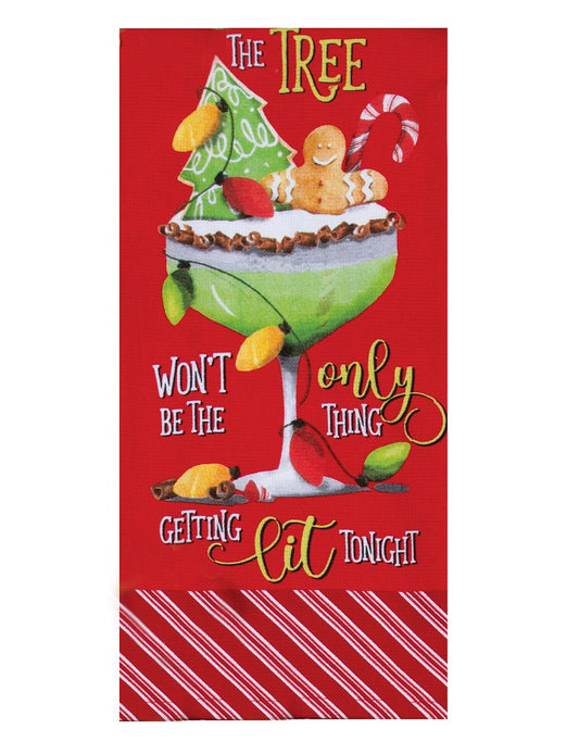 Holiday Cheer Gingerbread Dual Purpose Towel