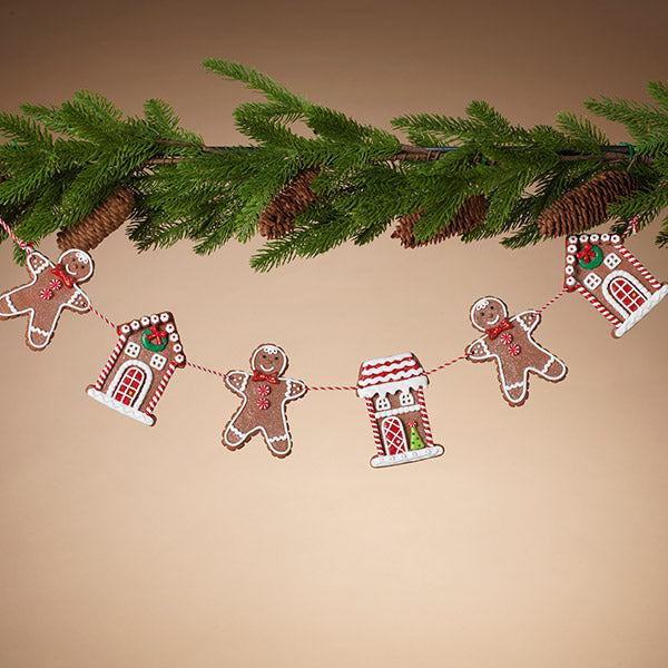 Holiday Gingerbread Garland