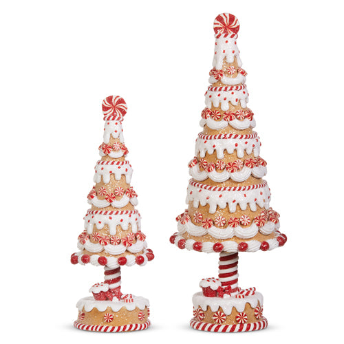 Gingerbread and Peppermint Trees - 2 sizes