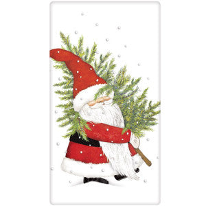 Gnome Santa Kitchen Towel