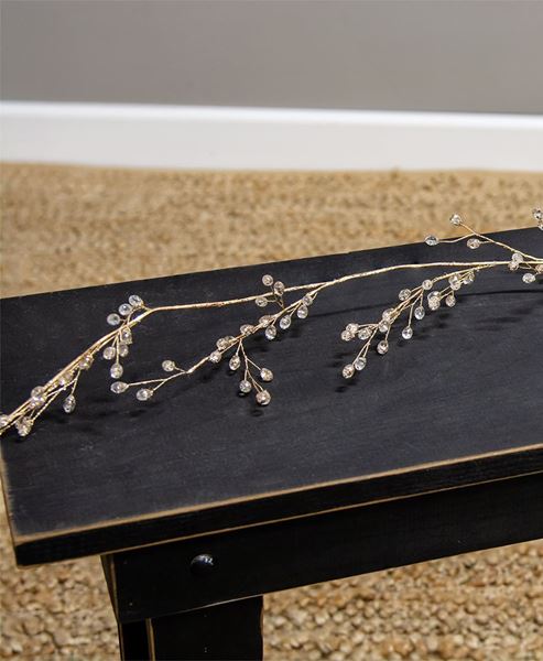 Gold Crystal Garland 48"