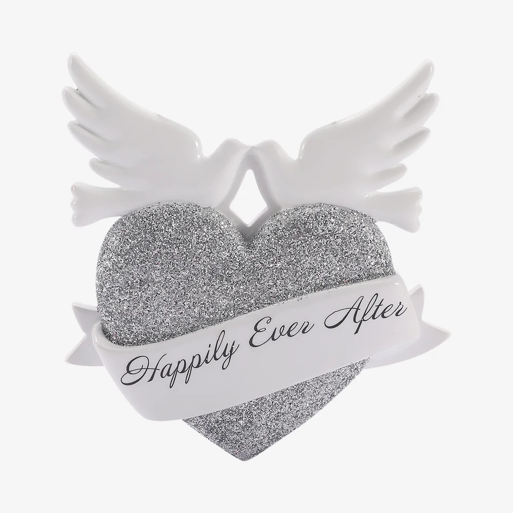 Wedding Heart Ornament