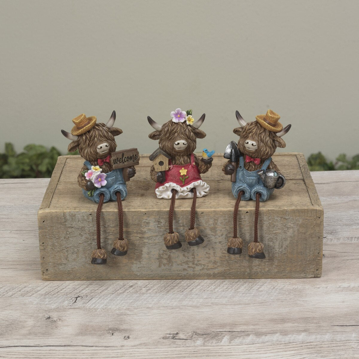Highland Cow Shelf Sitters - 3 Styles