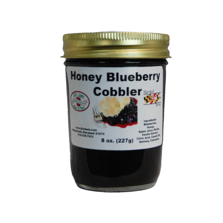Honey Blueberry Cobbler -8 oz jar