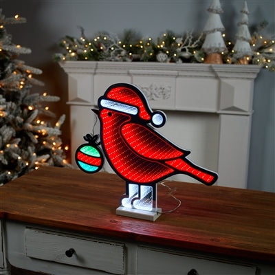 Bird with Ornament - lights Up