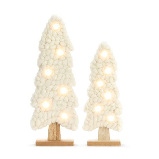 Lit Knit Trees - 2 Sizes