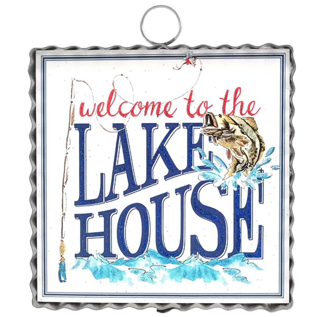 Mini Art Welcome to the Lake