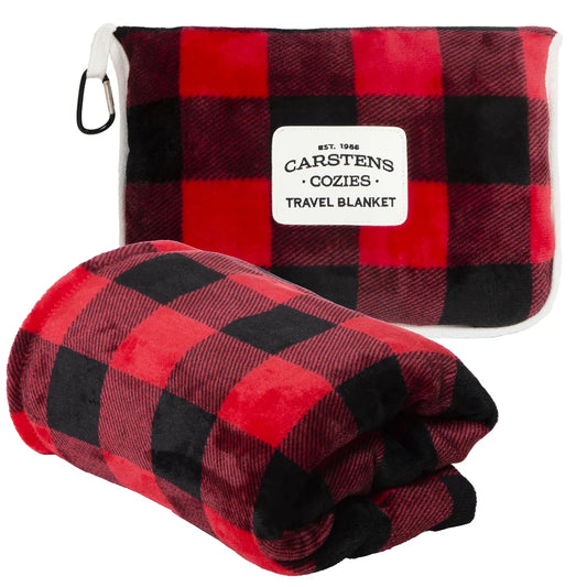Lumberjack Red Travel Blanket