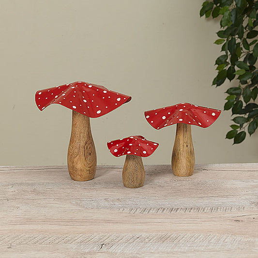 Red Mushrooms - 3 sizes