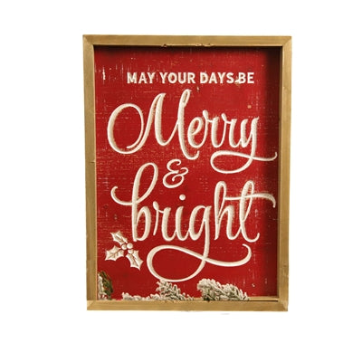 Merry & Bright Sign