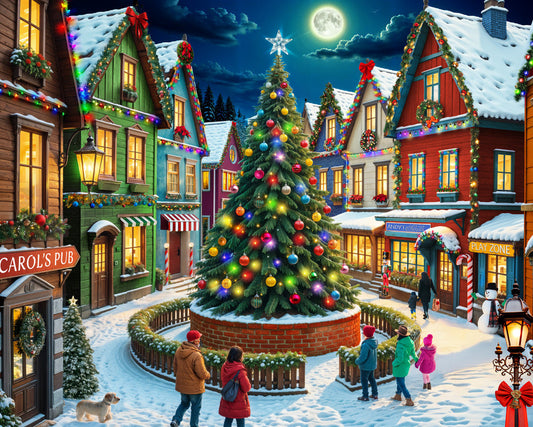 Merry Town Square - 1000 Pieces