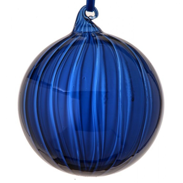 Midnight Blue Round Ornament