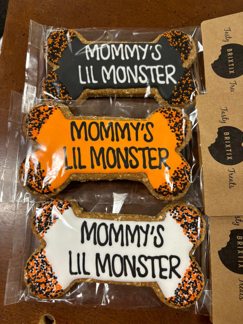 Dog Biscuit - Mommy's Little Monster- 3 colors