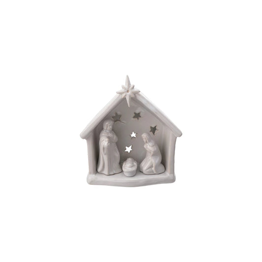 Nativity tealight holder