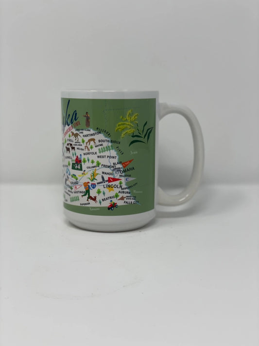 Nebraska State Mug