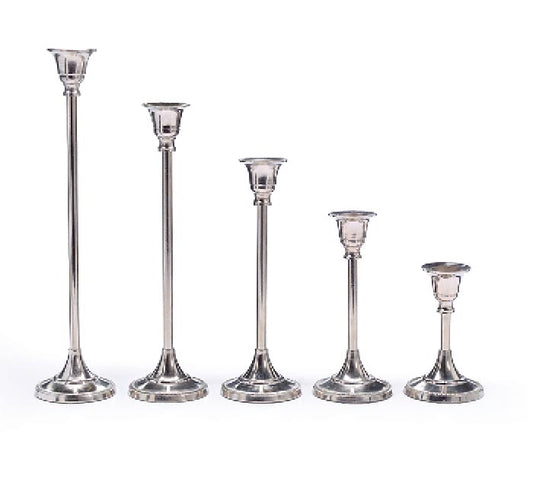 Nickel Plated Candleholder