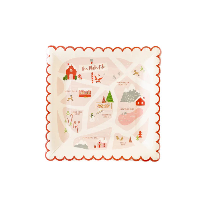 North Pole Map Plates