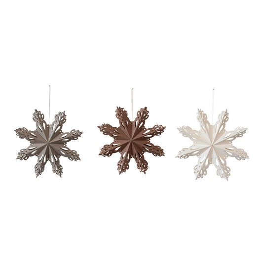 Paper Snowflakes - 3 colors