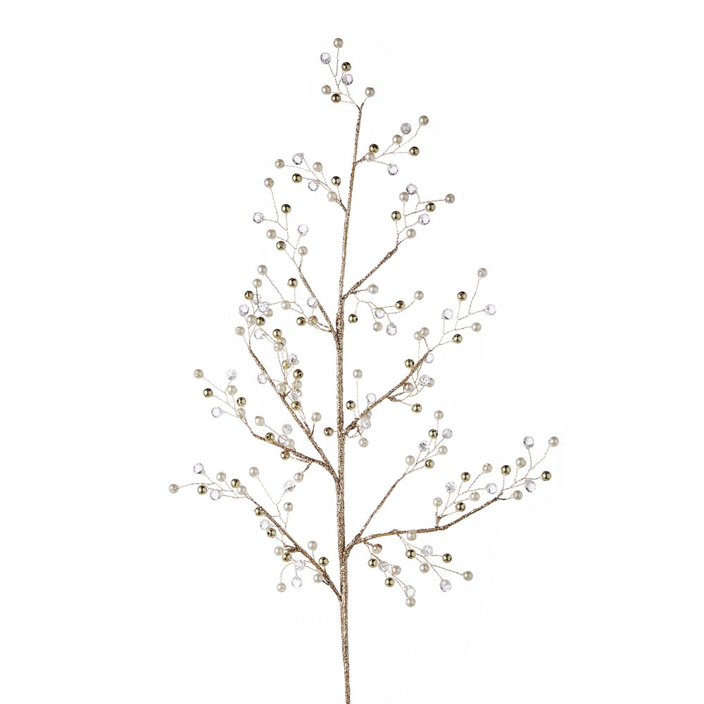 Pearl and Jewel Spray - 33" long