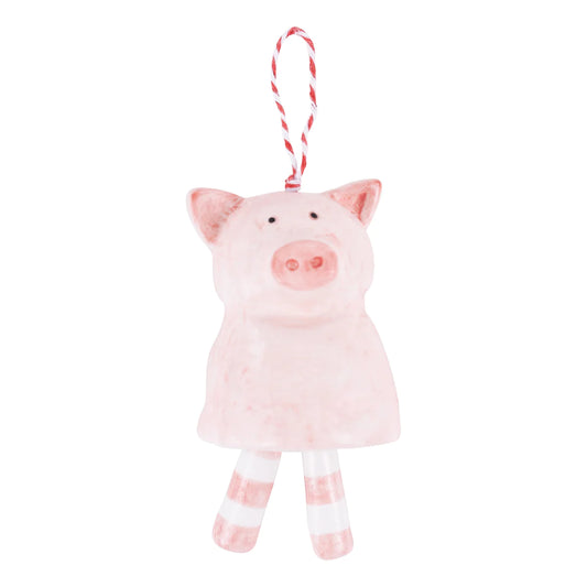 Pig Bell Ornament