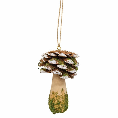 Pinecone Mushroom Ornament