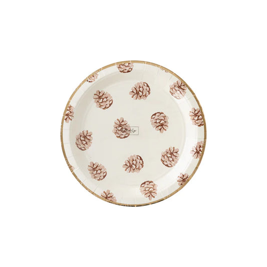 Harvest Pine Cone Plates