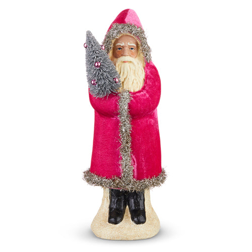 Pink Velvet Santa