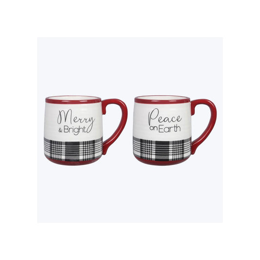 Plaid Mugs