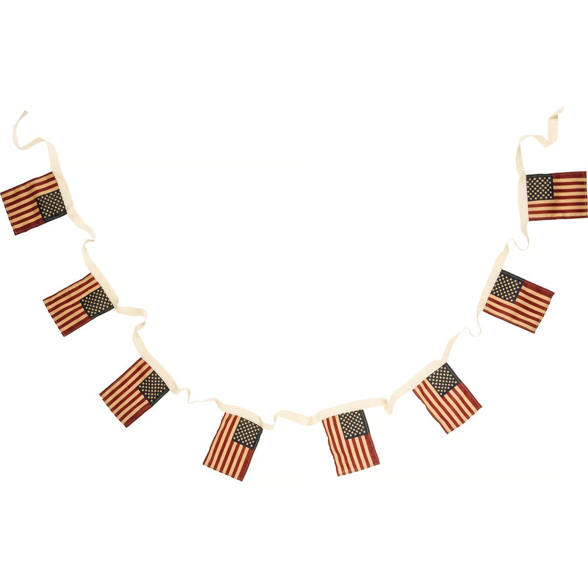 Small Primitive Flag Garland
