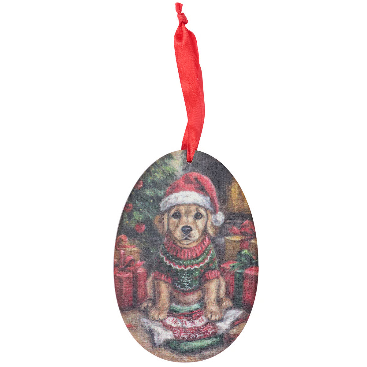 Puppy Mischief Ornament