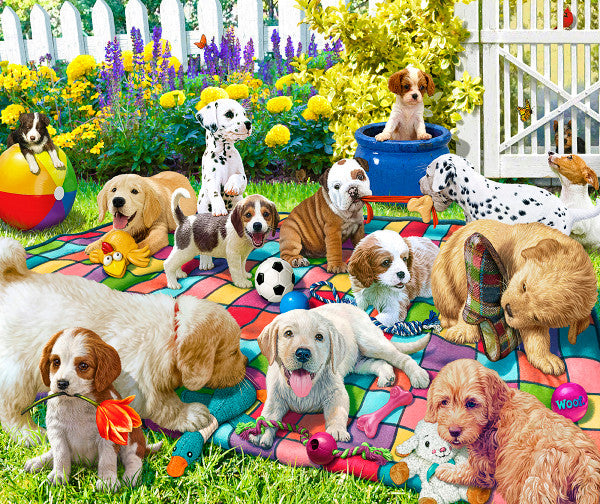 Playful Pups on Parade - 1000 pieces