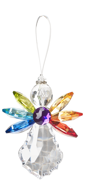 Rainbow Angel Ornament