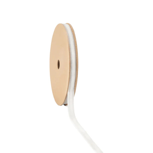 Velvet Ribbon - 3/8" White