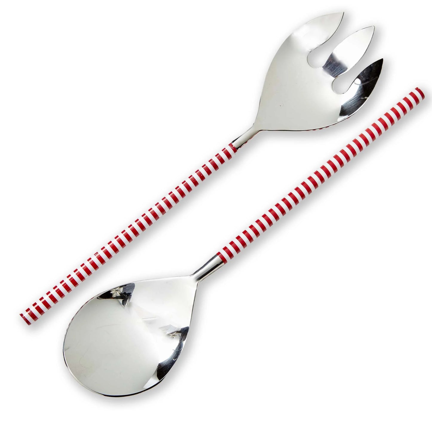 Candy Stripe Serving Utensils - S/2