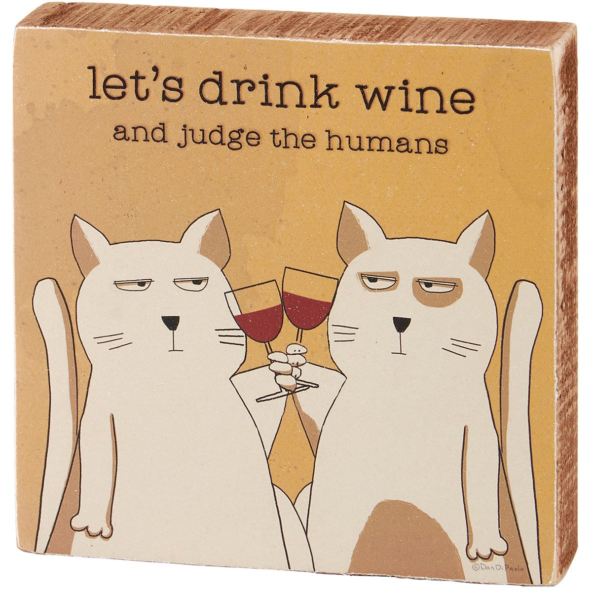 Block Sign - Let's Drink Wine...