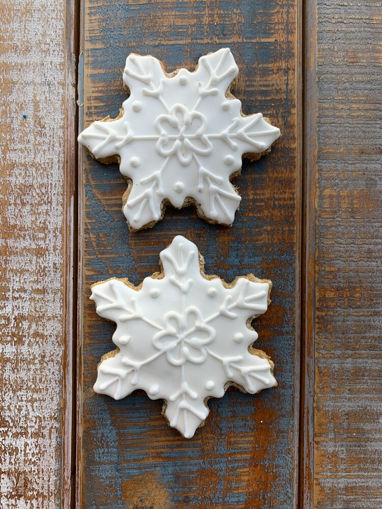 Snowflakes Dog Biscuits