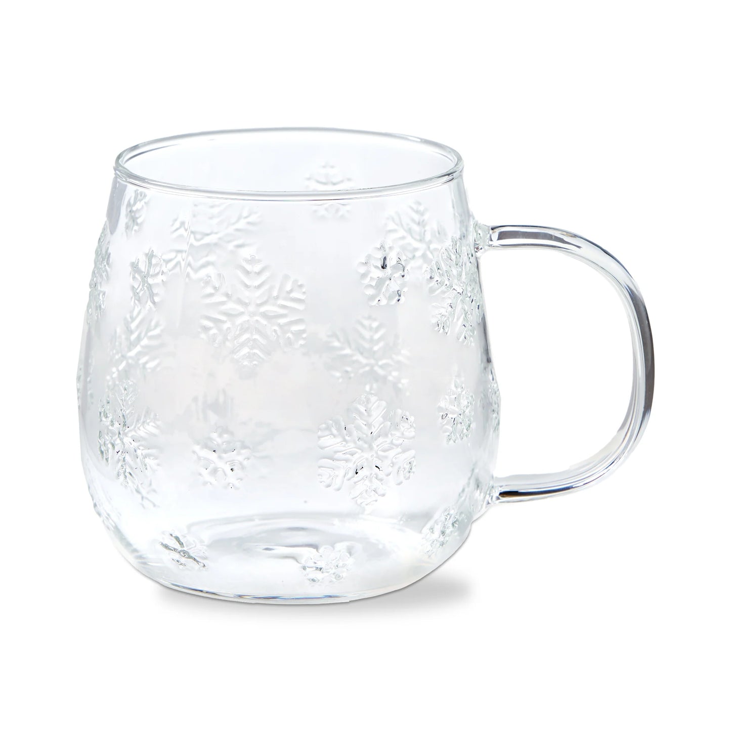 Snowflake Glass Mug
