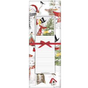 Snowman Notepad and Kitchen Towel Set