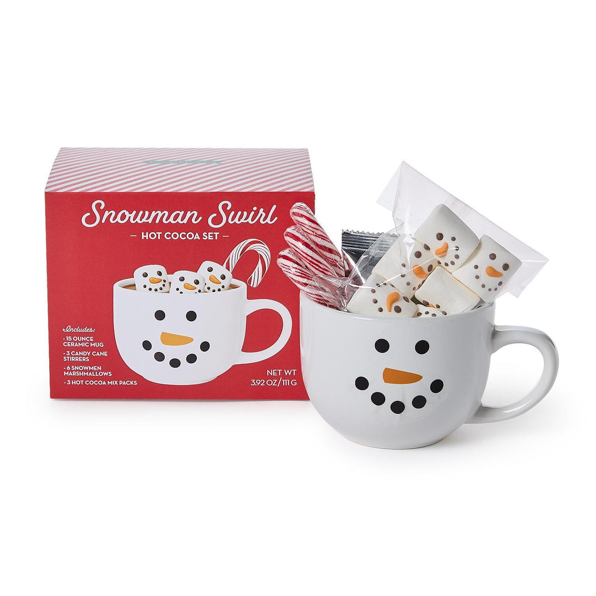 Snowman Swirl Hot Cocoa Set