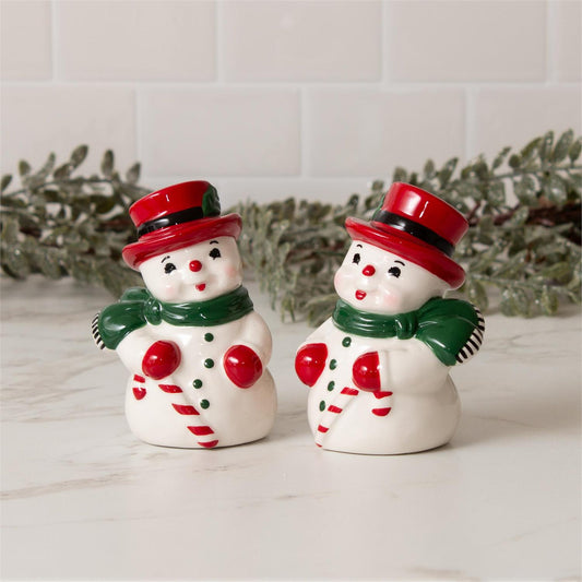 Snowman Salt & Pepper Shakers