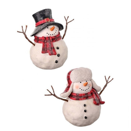 Snowman with Twig Arms